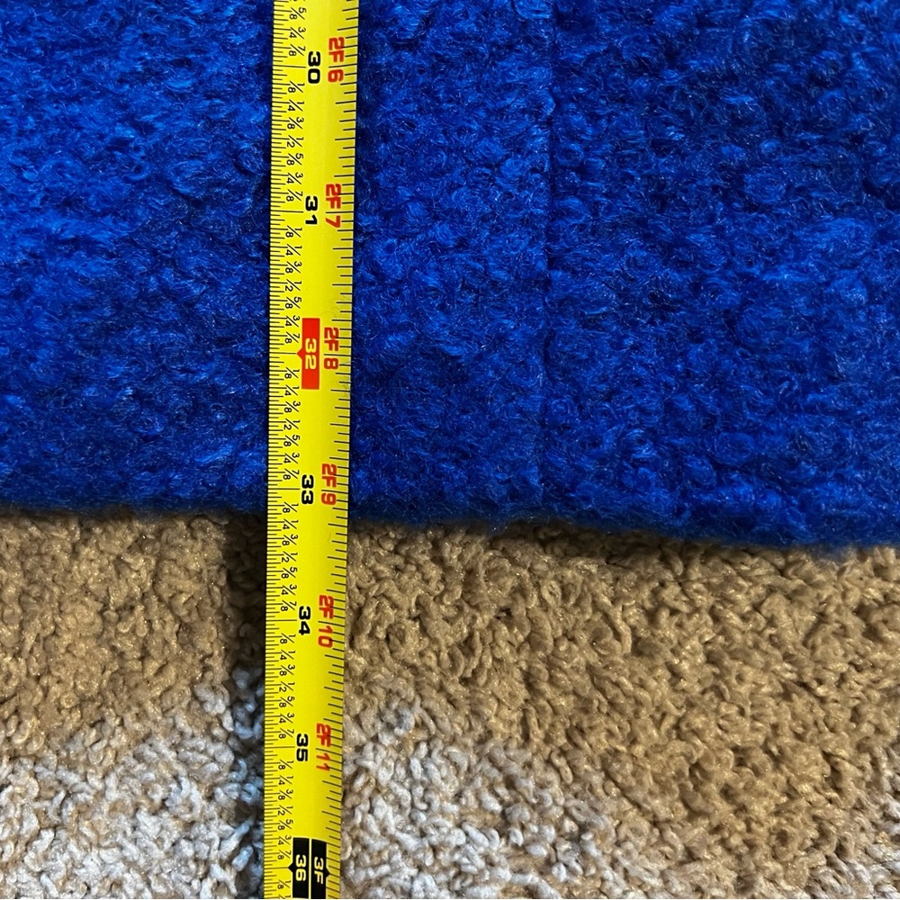 LOFT Royal Blue Teddy Jacket - Picture 7 of 15